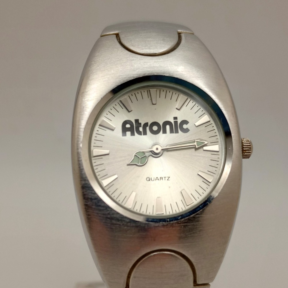 Atronic STAR Line 89320 Watch Graphic Dial Stainless Steel New Battery Rare